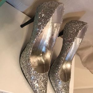 Silver shoes